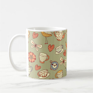 Taza De Café Patrón sin foco "fiesta de té de verano"