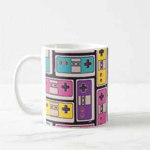 Taza De Café Patrón sin inconvenientes con joysticks de juego. 