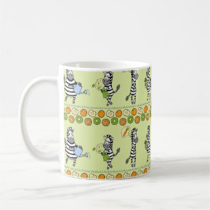 Taza De Café Patrón sin mar de cebras y frutas