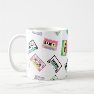Taza De Café Patrón sin problemas con cintas de audio en los añ