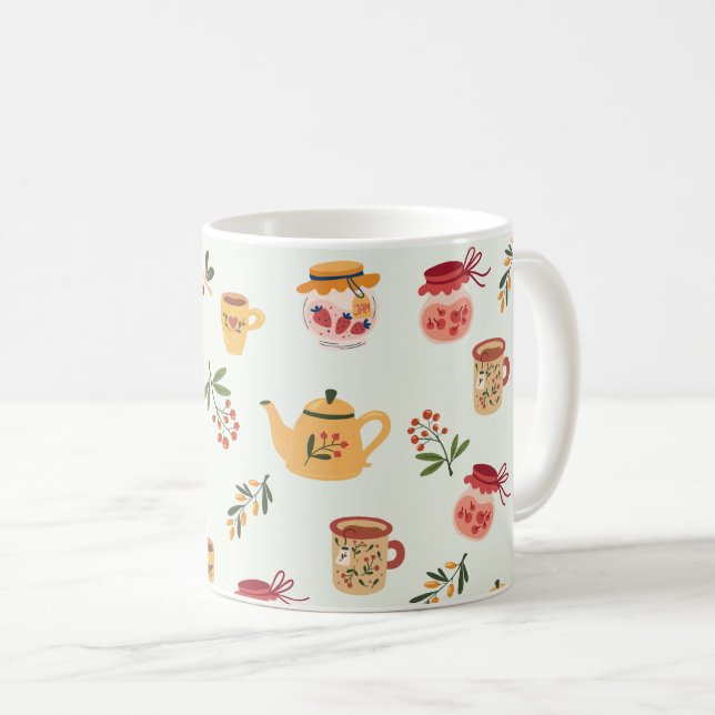 Taza De Café Patrón sin problemas de tiempo de té (Anverso derecho)
