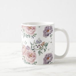 Taza De Café Patrón sin soldadura floral