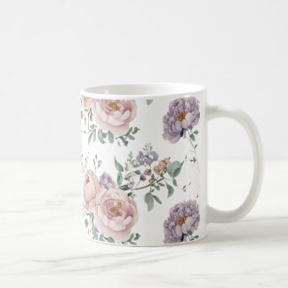 Taza De Café Patrón sin soldadura floral