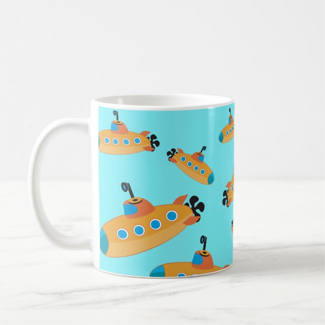 Taza De Café Patrón submarino de corte (Izquierda)