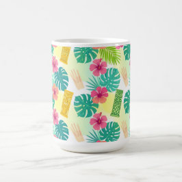 Taza De Café Patrón Tiki Hawaiano Tropical para Bodas Fiestas