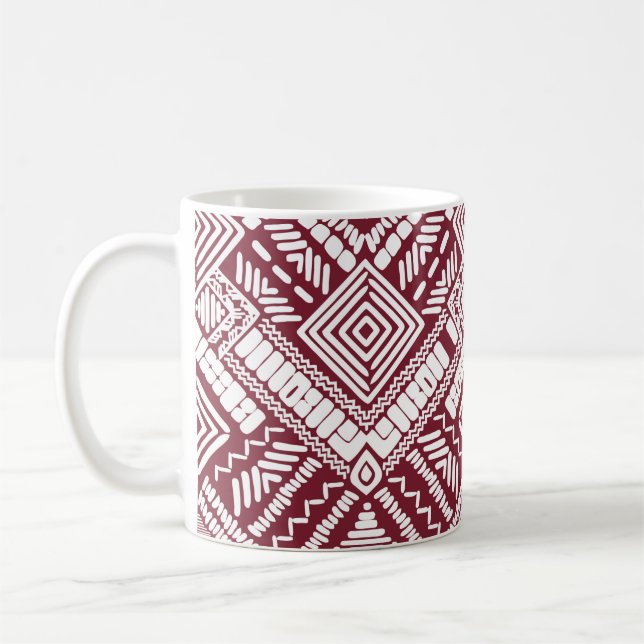 Taza De Café Patrón transparente azteca (Izquierda)