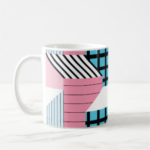 Taza De Café Patrón transparente con formas geométricas abstrac