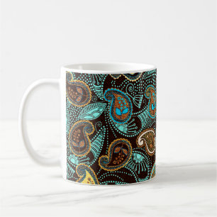 Taza De Café Patrón transparente, efecto textura de vaqueros