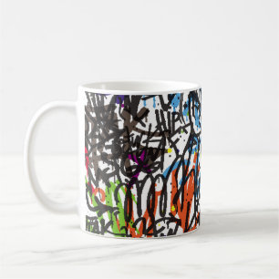 Taza De Café patrón transparente. Graffiti fondos.art,pat