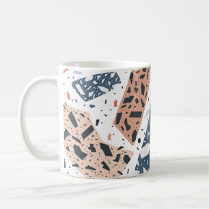 Taza De Café Patrón trenzado a mano de mármol del suelo de Terr