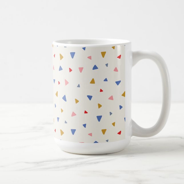 Taza De Café Patrón Triángulo con Tosed Mano (Derecha)