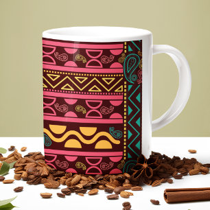 Taza De Café Patrón tribal tradicional