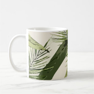 Taza De Café Patrón tropical de Flora