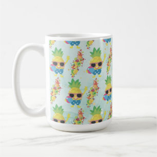 Taza De Café Patrón tropical divertido
