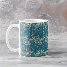 Taza De Café Patrón Tulip Verde azulado de William Morris