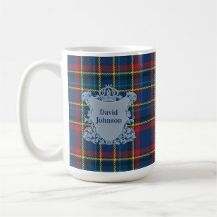 Taza De Café Patrón Vintage Clan Tartán Escocés
