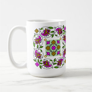 Taza De Café patrón vintage definitivo