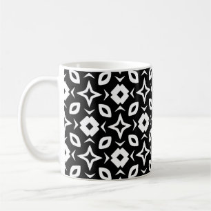Taza De Café Patrón vintage sin soldadura en las plantas orname