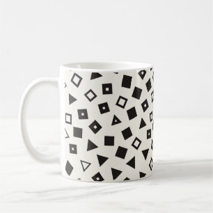 Taza De Café Patrones caóticos sin mar. Geom aleatorio disperso