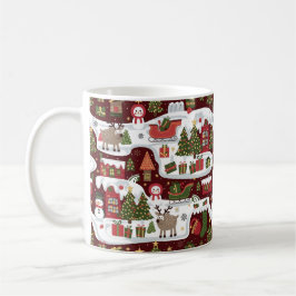 Taza De Café Patrones de diseño de Navidades caprichosos
