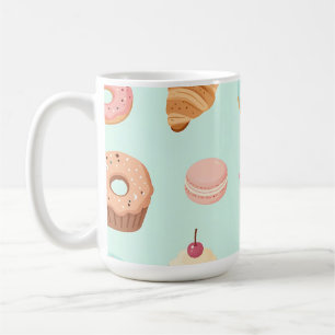 Taza De Café Patrones de Pastelería Francesa Dulces