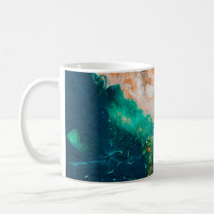 Taza De Café Patrones fantásticos de colores y pinturas abstrac