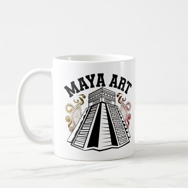 Taza De Café Patrones mayas: Arte eterno (Izquierda)