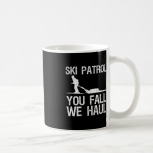Taza De Café Patrulla de esquí: Cae en invierno