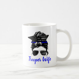 Taza De Café Patrulla estatal de policía de carreteras Messy Bu