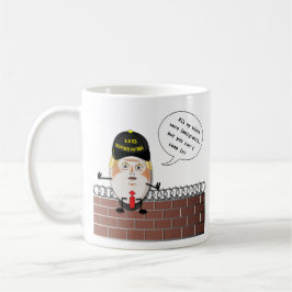 Taza De Café Patrulla fronteriza Trumpty Dumbty del triunfo