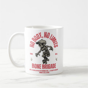 Taza De Café Patrulla Ósea Patinaje Sobre Ruedas