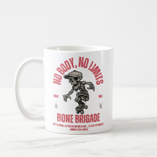 Taza De Café Patrulla Ósea Patinaje Sobre Ruedas