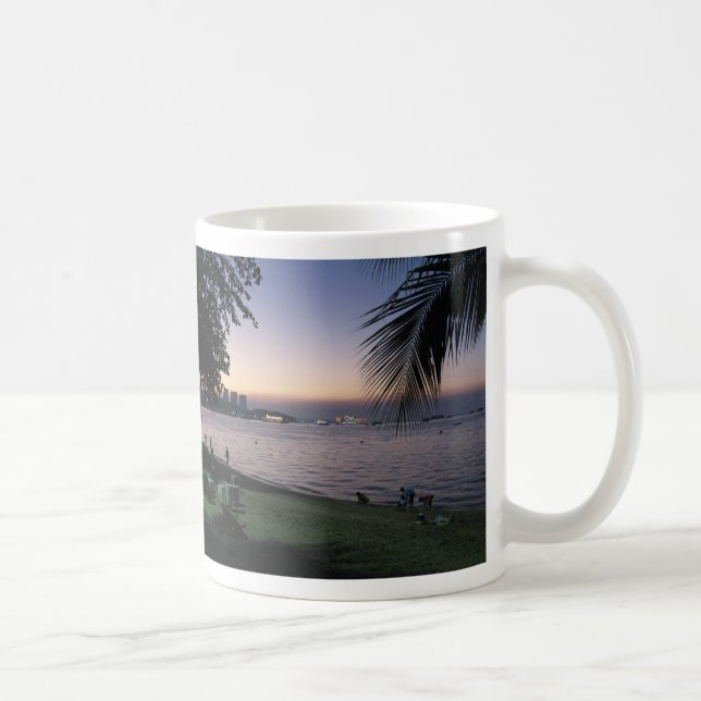 Taza De Café Pattaya Beach Sunset... Chonburi (Tailandia) (Derecha)