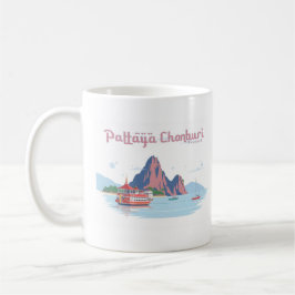Taza De Café Pattaya Chonburi Thailand Pastel Travel