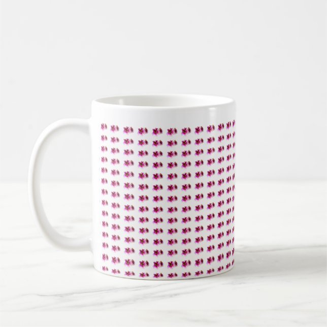 Taza De Café Pattern Flower jGibney The MUSEUM Zazzle Coffee Mu (Izquierda)