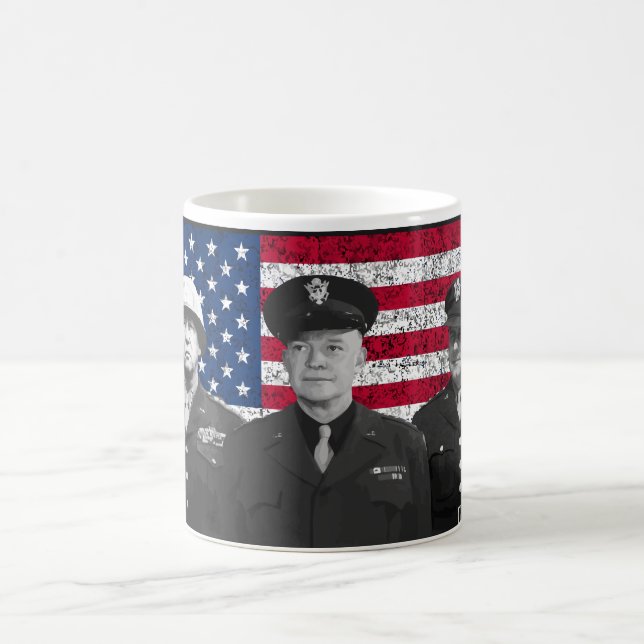 Taza De Café Patton, Eisenhower, y Doolittle (Centro)