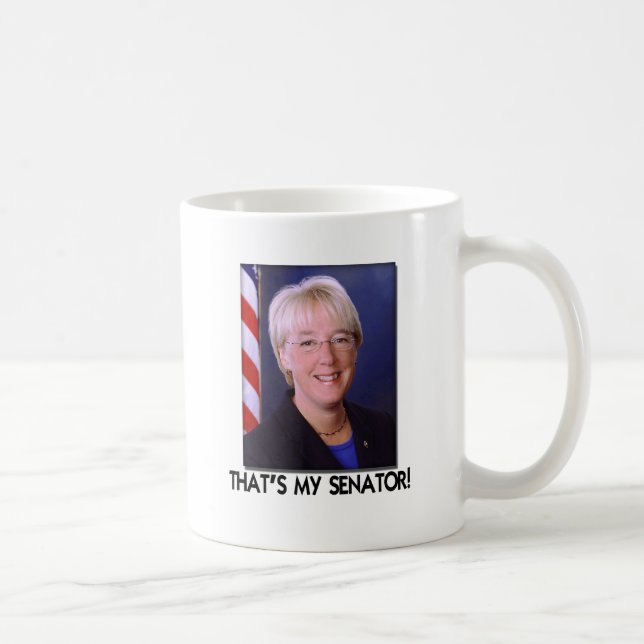 Taza De Café ¡Patty Murray, de que es mi senador! (Derecha)