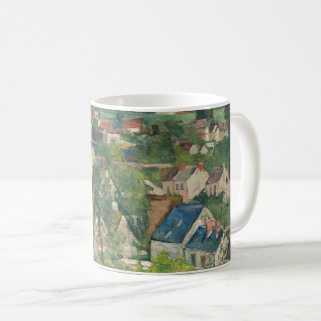 Taza De Café Paul Cezanne - Auvers, vista panorámica (Anverso derecho)