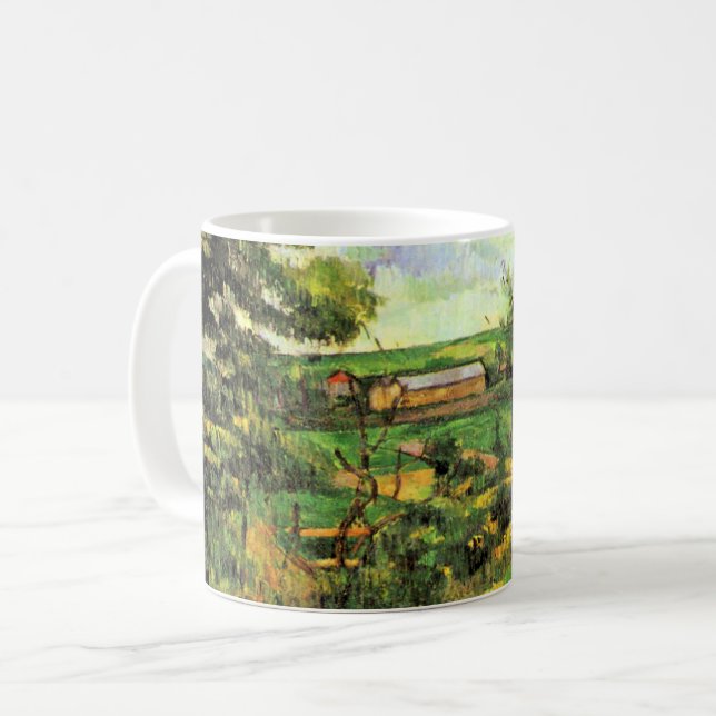 Taza De Café Paul Cezanne, El Valle del Oise, (Anverso izquierdo)