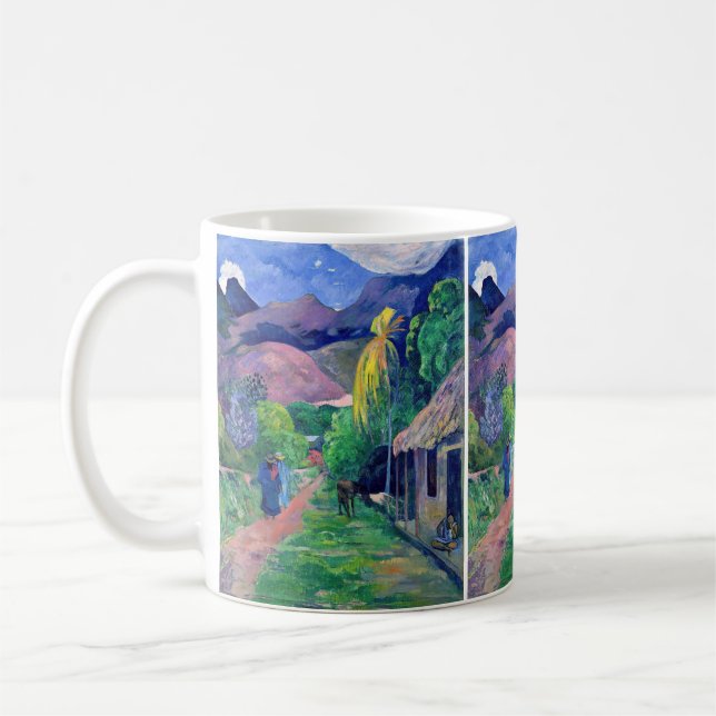 Taza De Café Paul Gauguin - Calle en Tahití (Izquierda)