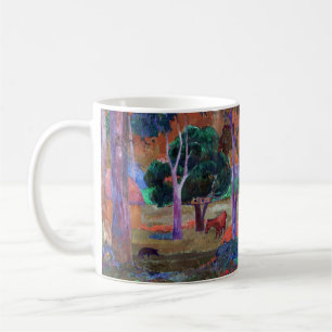 Taza De Café Paul Gauguin - Paisaje con un cerdo y un caballo