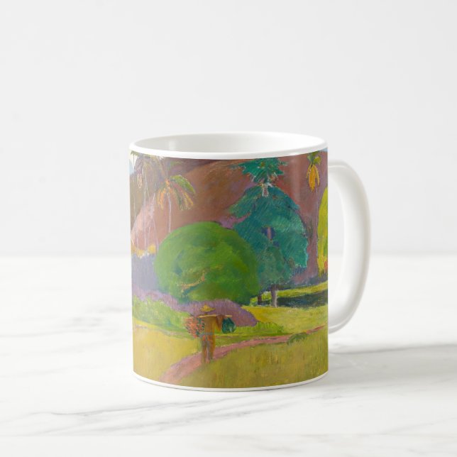 Taza De Café Paul Gauguin - Paisaje Tahitiano (Anverso derecho)