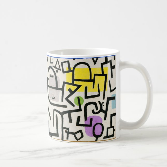 Taza De Café Paul Klee Rich Harbor Expresionismo Abstracto (Derecha)