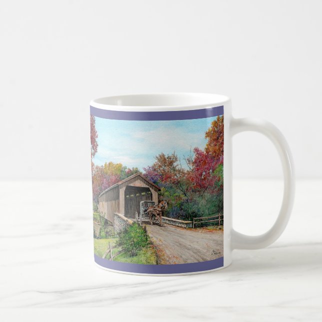 Taza De Café Paul McGehee "La gloria del otoño" Mug (Derecha)