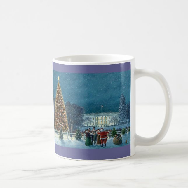 Taza De Café Paul McGehee "Navidades en Washington" Mug (Derecha)
