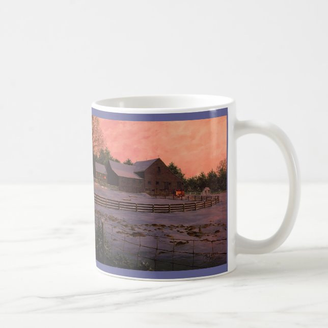 Taza De Café Paul McGehee "Navidades Eve" Mug (Derecha)