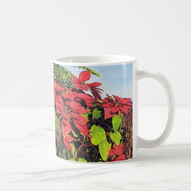 Taza De Café Paul McGehee "Poinsettias" Mug (Derecha)