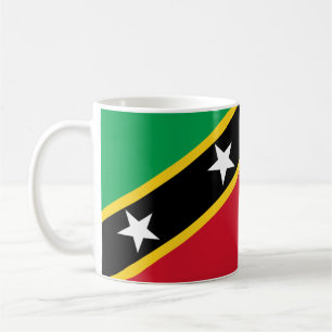 Taza De Café Paul McGehee "St. San Cristobal y Nevis señala" l