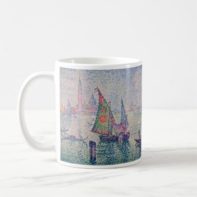 Taza De Café Paul Signac - La vela verde (Izquierda)