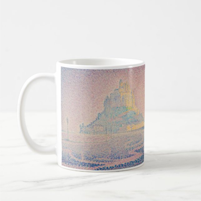 Taza De Café Paul Signac - Monte Saint Michel Niebla y Sol (Izquierda)